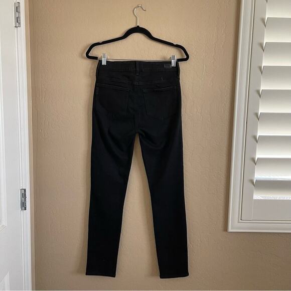 New Revolve Paige Noir Rox Embellished Hoxton Black Ankle Peg Skinny Jeans - Picture 5 of 8